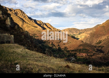 Pisac in Perus Heiliges Tal Stockfoto