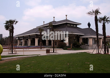 Kirsche, Gu Village Park, Baoshan District, Shanghai, China. Stockfoto