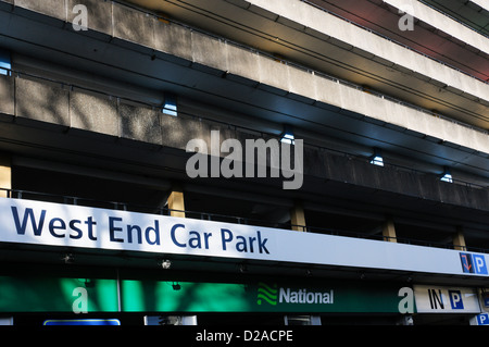 Das West End-Parkhaus in Bristol Stockfoto