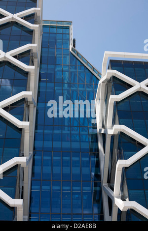 Die externe Glaselementen-Struktur ist ein Bestandteil des architektonisch ikonische Macquarie Bank Office Building Sydney Australia Stockfoto