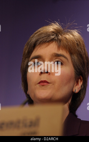 Nicola Sturgeon, stellvertretender erster Minister von Schottland. Stockfoto