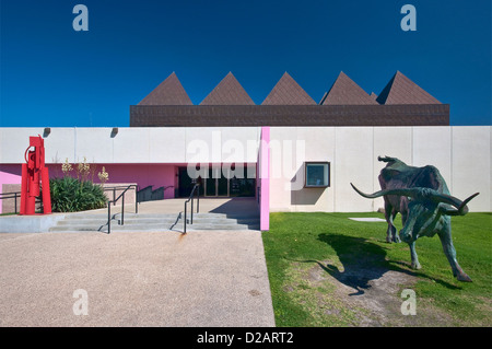 Kunst Museum der South Texas, entworfen von Philip Johnson, Corpus Christi, Golfküste, Texas, USA Stockfoto