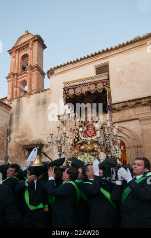 Karwoche in Antequera Stockfoto