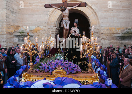 Karwoche in Antequera Stockfoto