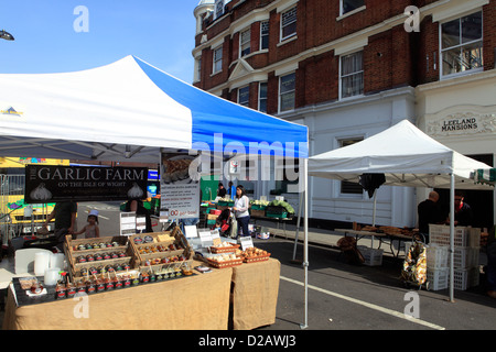 Großbritannien London Ealing W13 Leeland Straße Bauernmarkt Stockfoto