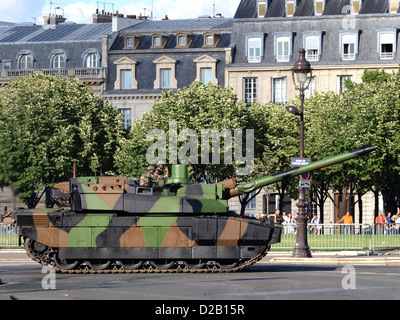 LeClerc MBT Tank Militärparade Champs Elysees Stockfoto