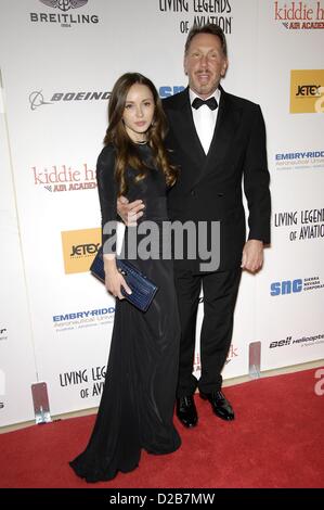 Larry Ellison im Ankunftsbereich für Living Legends of Aviation Awards, Beverly Hilton Hotel, Beverly Hills, CA 18. Januar 2013. Foto von: Michael Germana/Everett Collection/Alamy Live-Nachrichten Stockfoto