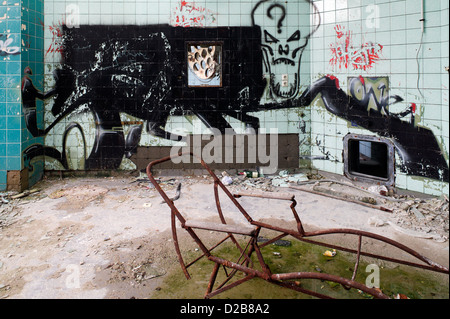 Beelitz Heilstaetten, Deutschland, eine alte OP-Saal des ehemaligen Sanatoriums Beelitz Heilstaetten Stockfoto