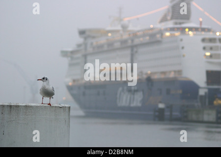 Kiel, Deutschland, M / S Color Fantasy im Hafen Stockfoto