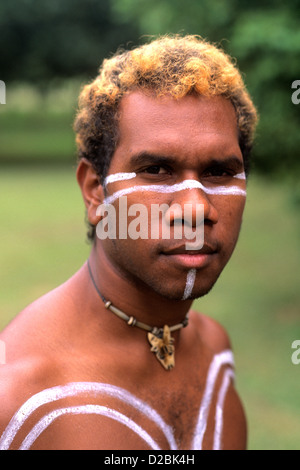 Australien, Queensland, Cairns. Tjappukai-Aborigines Stockfoto