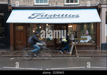 Fitzbillies Kuchen und Brot Shop und Restaurant Trumpington Street Cambridge UK Stockfoto