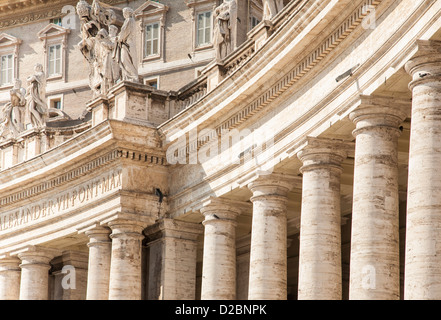 Sankt Peter Platz, dem Vatikan, Rom Stockfoto