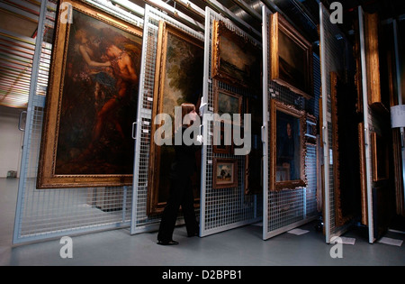 Granton Zentrum für Kunst. Die nationalen Galerien von Schottlands Zweck errichtet Lagerzentrum. Stockfoto