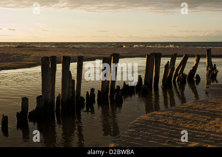 Sonnenuntergang über der Ostsee Stockfoto