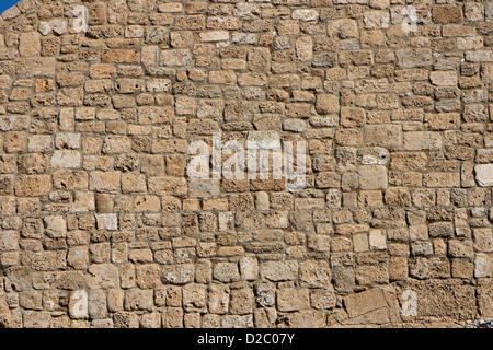 Alte Steinmauer Textur Stockfoto
