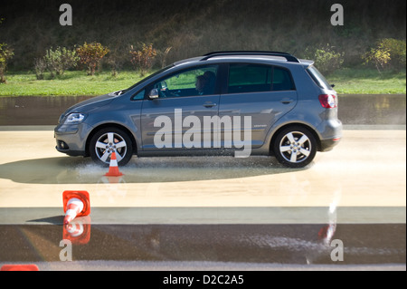 Der ADAC Fahrsicherheitstraining Linthe, Deutschland Stockfoto