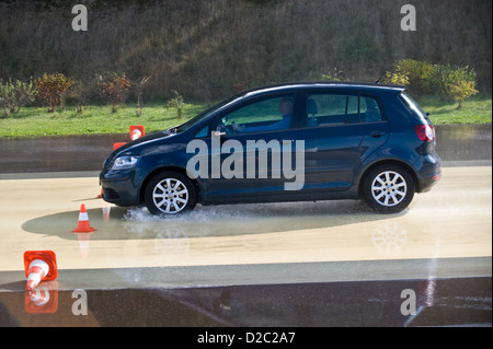 Der ADAC Fahrsicherheitstraining Linthe, Deutschland Stockfoto