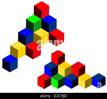 Business-Bausteine Stockfoto