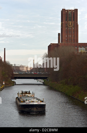 Berlin, Deutschland, im Landesinneren am Teltow-Kanal Stockfoto