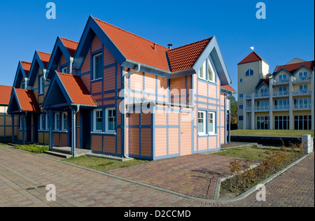 Der Hafen Dorf Rheinberg Rheinberg, Deutschland Stockfoto