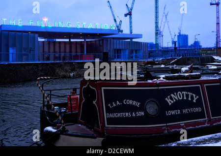 Die Tankstelle Restaurant waren Weg Camden Town London UK Stockfoto