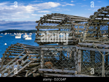 Hafen, Stonington, Deer Isle, Maine Stockfoto