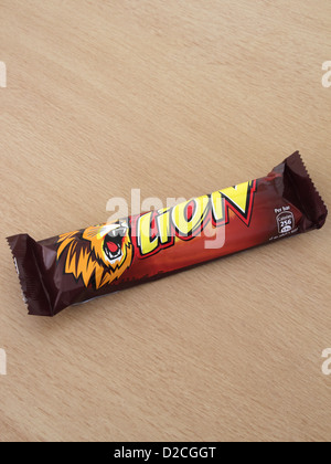 Nestle Lion Bar Stockfoto