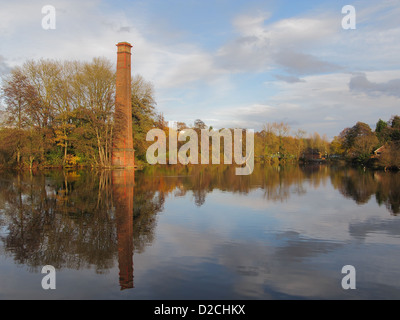 Stapeln Sie Pool, Kidderminster, Wyre Forest, Worcestershire, England, Vereinigtes Königreich, im Herbst Stockfoto