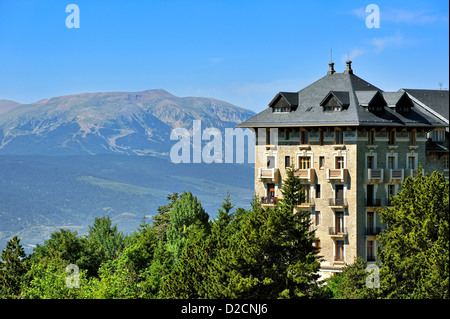 Grand Hotel, Font Romeu, Frankreich. Stockfoto