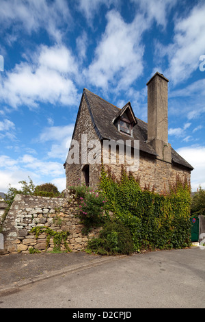 Auray, Frankreich, typische lokale kleine Altbau Stockfoto