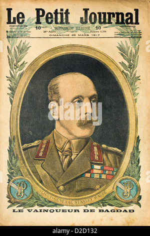 Le Petit Journal Illustrated Ergänzung: Vordere Abdeckung von März 1917 zeigt WW1 britische Kommandant Frederick Stanley Maude Stockfoto