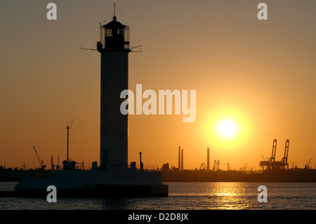 Leuchtturm, Odessa, Ukraine, Europa Stockfoto