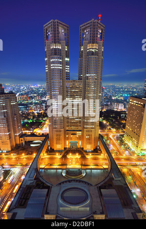 Metropolitan Government von Tokio beherbergt das Tokyo Metropolitan Government Building. Stockfoto