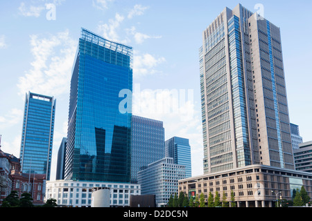 Honshu, Kanto, Tokio, Japan, Marunouchi Skyline Stockfoto