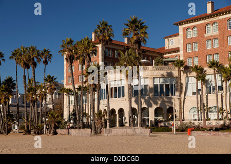 Hotel Casa del Mar am Strand in Santa Monica, Los Angeles County, California, Vereinigte Staaten von Amerika, USA Stockfoto