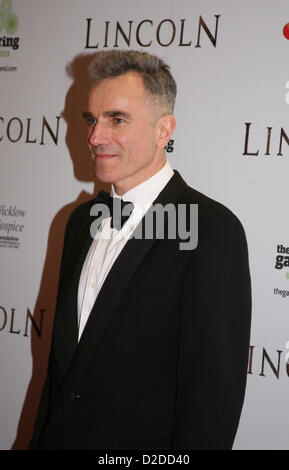 Daniel Day-Lewis an der Lincoln-Film premiere Savoy Kino in Dublin, Irland. Sonntag, 20. Januar 2013. Stockfoto