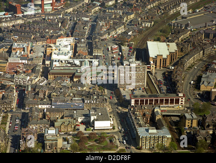 Luftaufnahme von Harrogate Stadtzentrum Stockfoto