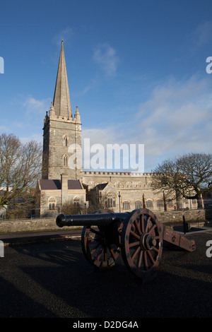 St. Columb Kathedrale von Londonderry Stadt Derry Wände Nordirland Stockfoto