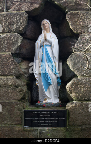 Our Lady of Lourdes Grotte St. Columba Kirche Derry Londonderry Northern Ireland Stockfoto