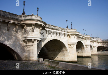 Der Pont Neuf über die Seine, Paris Stockfoto