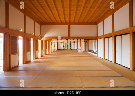 Japan, Kyushu, Kumamoto, Kumamoto Schloss, Hon-Maru Goten Palast, Haupthalle Stockfoto