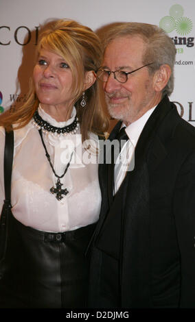 Kate Capshaw und Steven Spielberg an der Lincoln-Film premiere Savoy Kino in Dublin, Irland. Sonntag, 20. Januar 2013. Stockfoto