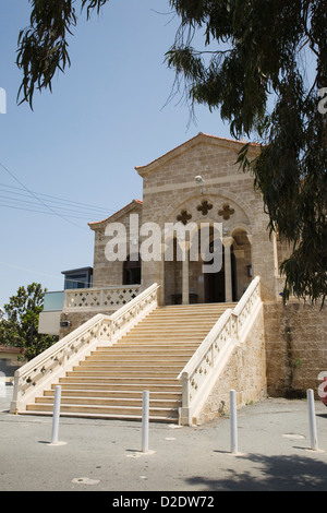 Griechische orthodoxe Kirche von Panayia Theoskepasti, Paphos, Zypern. Stockfoto