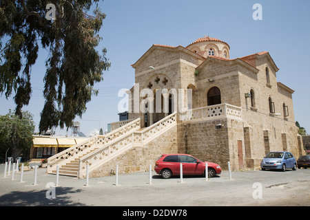 Griechische orthodoxe Kirche von Panayia Theoskepasti, Paphos, Zypern. Stockfoto