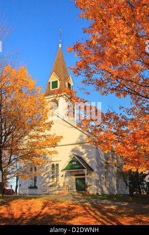 Treffen, Haus, Sugar Hill, White Mountains, New Hampshire, USA Stockfoto