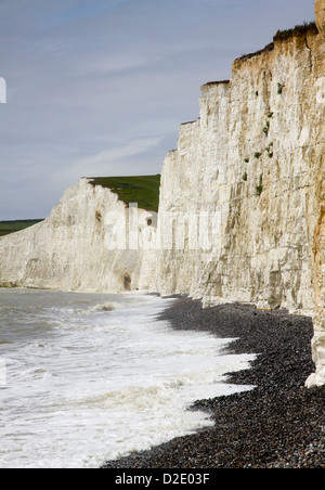 Weißen Kreidefelsen bei Birling Gap East Sussex UK Stockfoto