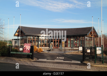 Der Haupteingang zum National 1798 Rebellion Zentrum, Enniscorthy, Co. Wexford, Irland. Stockfoto