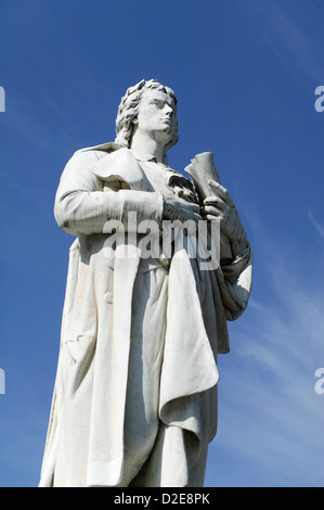 Berlin, Deutschland, der Friedrich-Schiller-Denkmal von Reinhold Begas Stockfoto