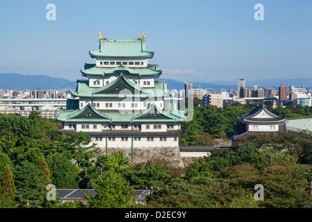 Honshu, Aichi, Nagoya, Japan, Nagoya Castle Stockfoto