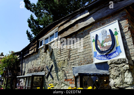 Die Alte Schmiede, Godshill, Isle of Wight, England, UK, GB. Stockfoto